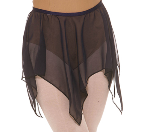 Gonnellino a punte in georgette