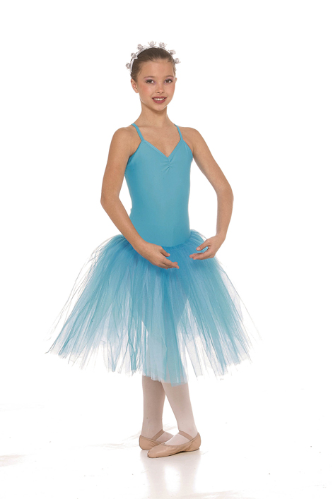 Degas Corto 4 veli con bretelle e ripresa  – Bambina