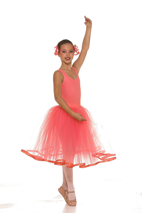 Degas 4 veli canottiera nastro raso 1° velo – Bambina