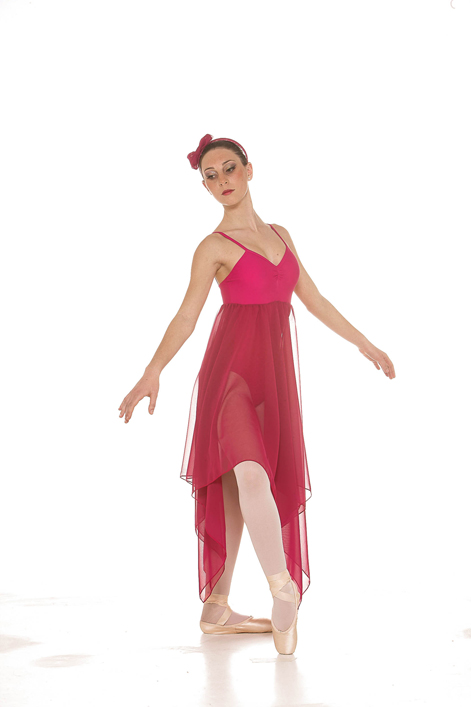 Giulietta in georgette scollo décolleté