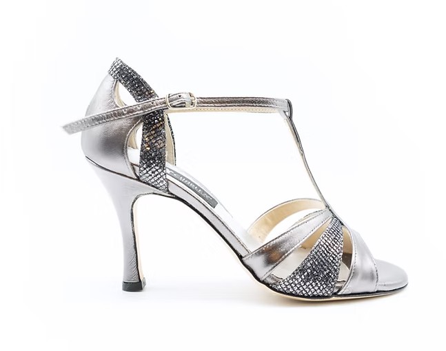 Charles Fiore sandalo da ballo donna in pelle e bufalo