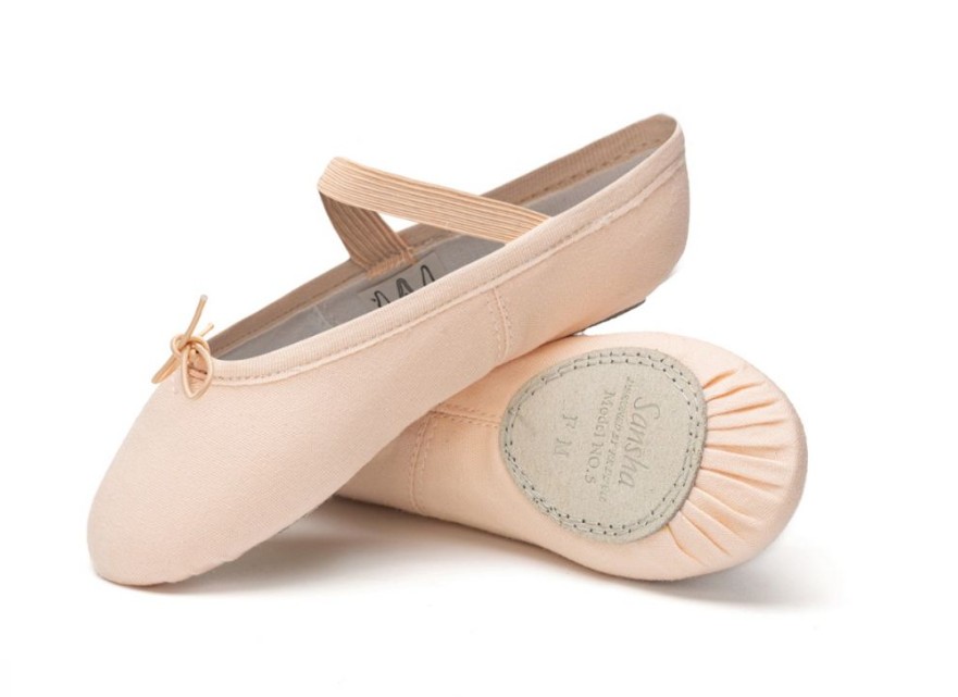 Scarpa Sansha 1/2 punta in tela S5C Tutu-Split