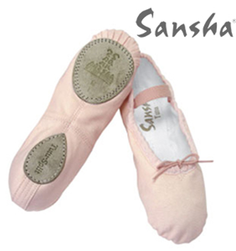 Scarpa Sansha 1/2 punta in tela Tutu-Split